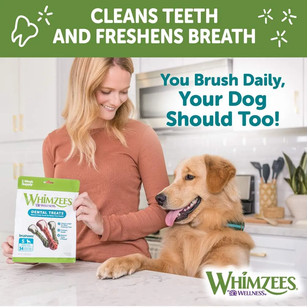 $10 OFF: Whimzees Variety Value Box Extra Small Grain-Free Dental Dog Treats 112pc