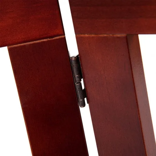 3 Panels Folding Freestanding Wood Pet Dog Safety Gate-24"