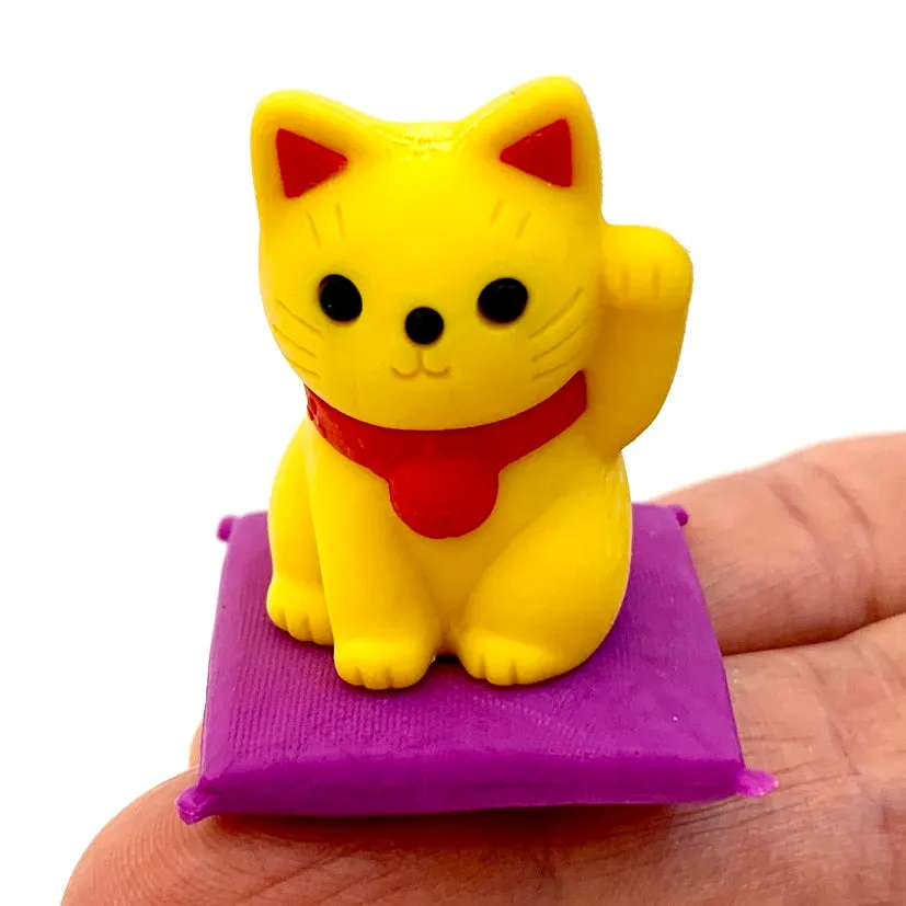 383461 IWAKO DOLL AND CAT ERASER CARD-SINGLE