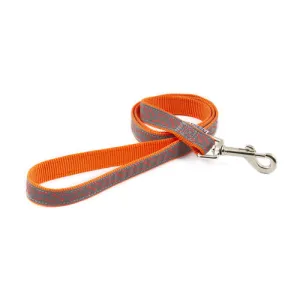 Ancol Indulgence Fashion Orange Bone Dog Lead 1m x 19mm