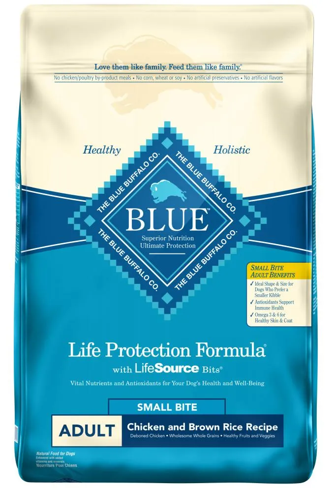 Blue Buffalo Life Protection Small Bites Chicken & Brown Rice Recipe Adult Dry Dog Food