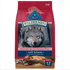 Blue Buffalo Wilderness High Protein Salmon Natural Adult Dry Dog Food - 13 lbs.