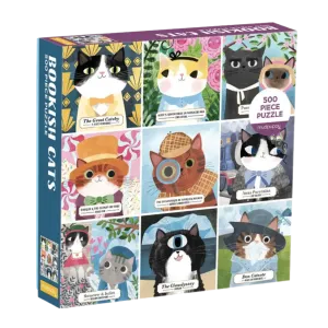Bookish Cats 500 Piece Family Puzzle