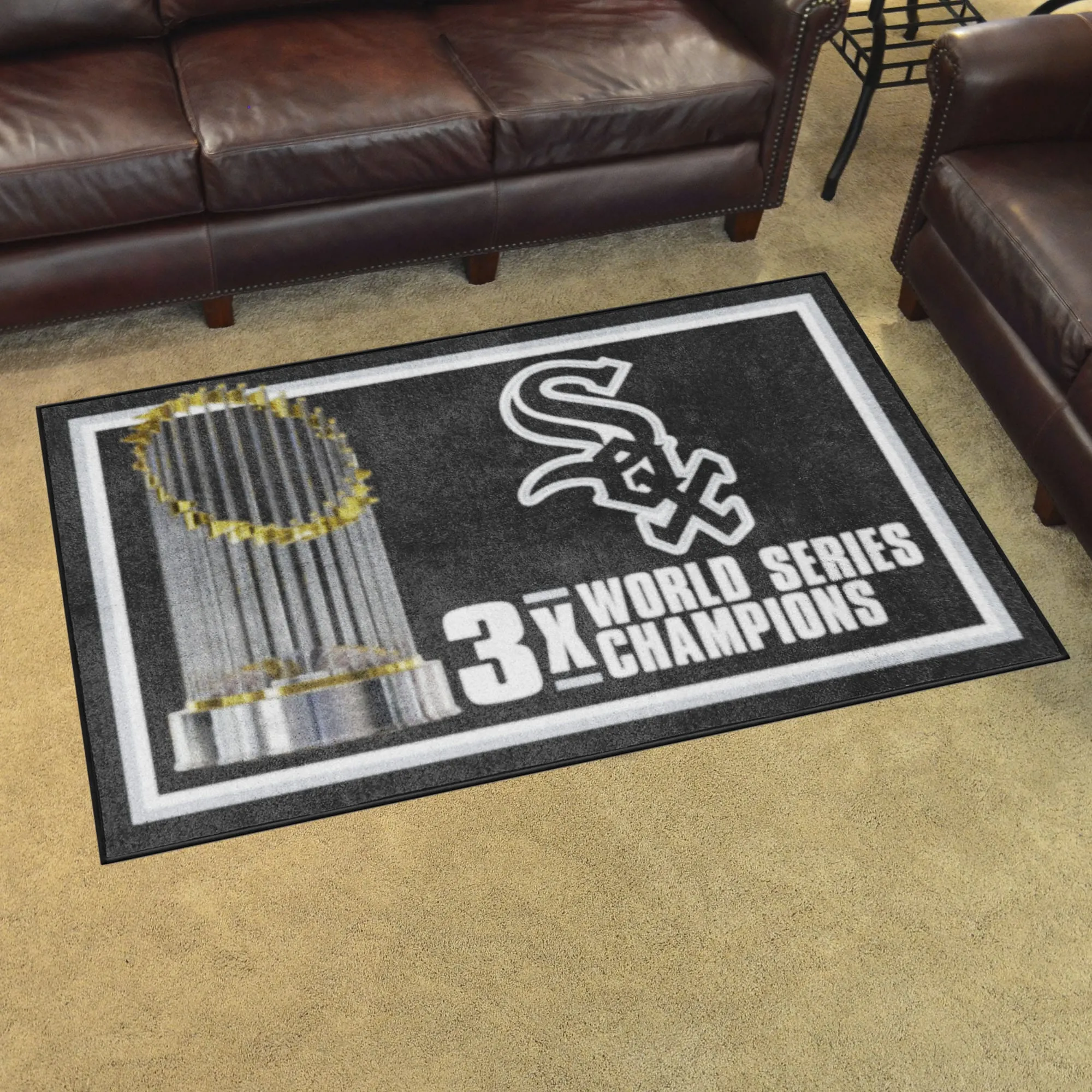 Chicago White Sox Dynasty 4ft. x 6ft. Plush Area Rug