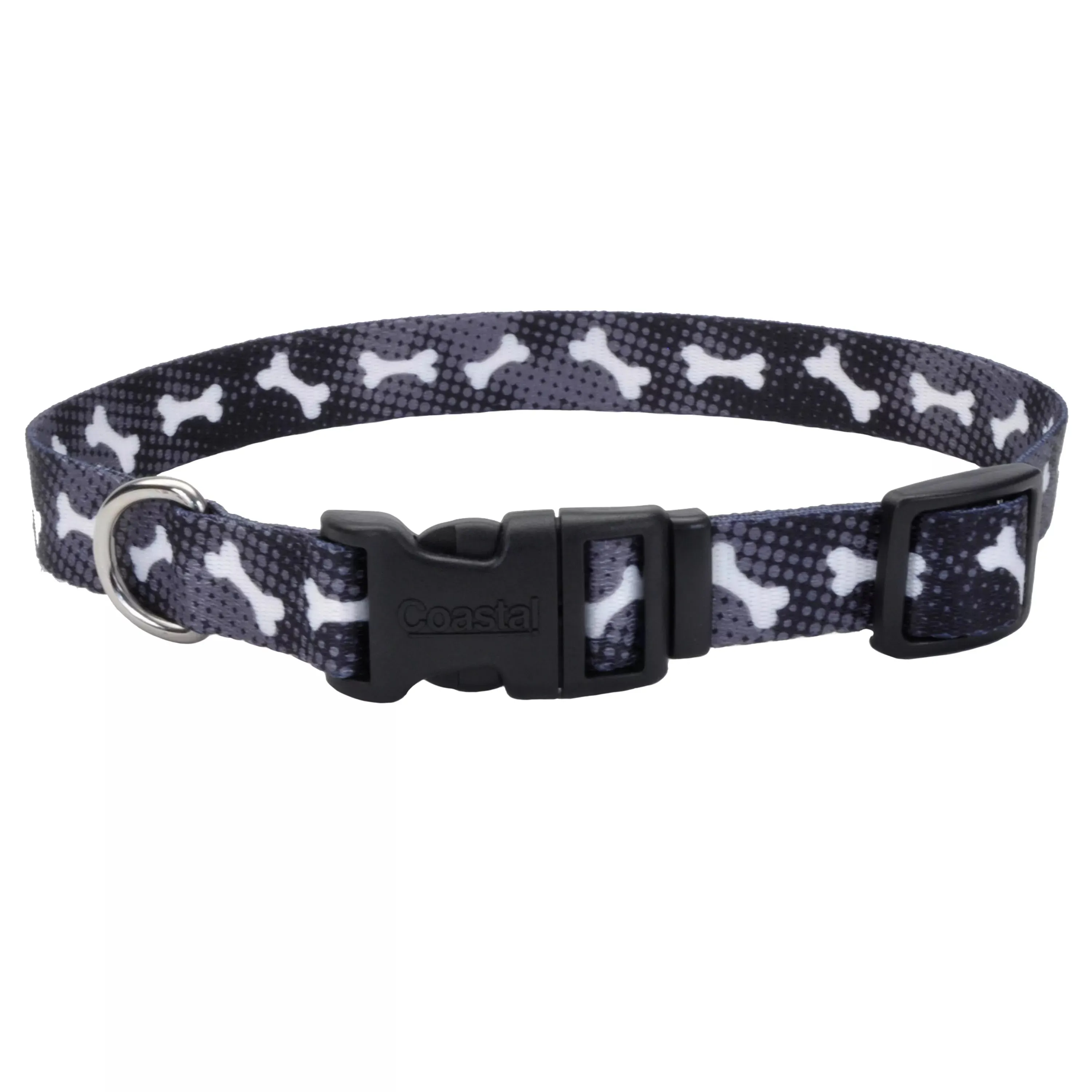 Coastal Pet Products Styles Adjustable Dog Collar (Large 1" x 18" -26" Hunter Tropical Flower)