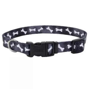 Coastal Pet Products Styles Adjustable Dog Collar (Large 1" x 18" -26" Hunter Tropical Flower)