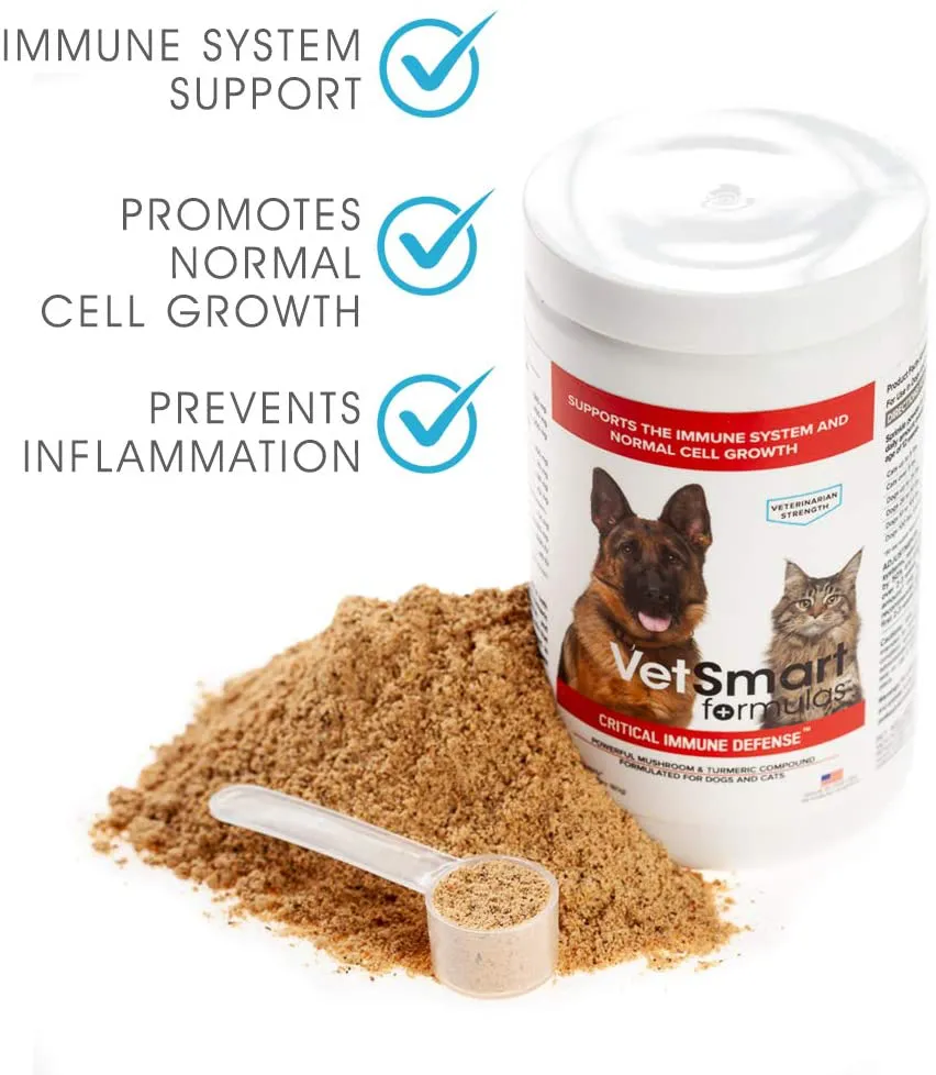 Critical Immune Defense for Dogs & Cats; Supports Normal Cell Growth