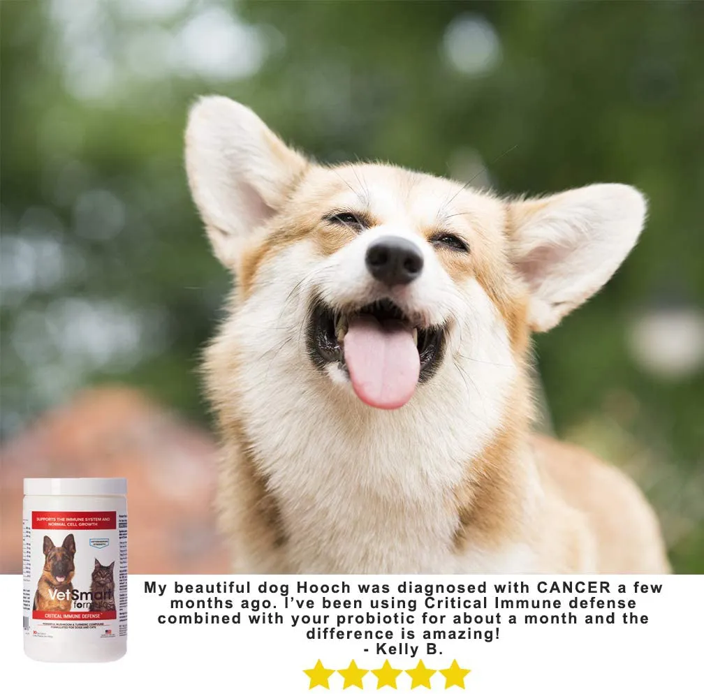 Critical Immune Defense for Dogs & Cats; Supports Normal Cell Growth