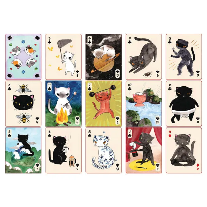 Curious Cat Club Playing Cards & Oracle Deck