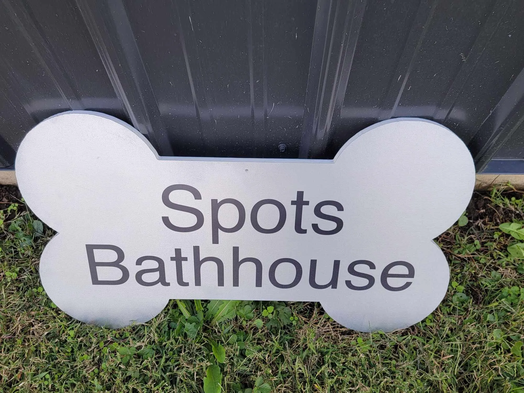Custom Printed Sign Dog Bone Contour Weatherproof Sign pvc plastic smooth Personalized Ready for your Great for hanging or wall mounted