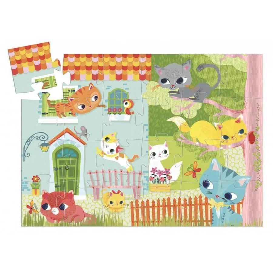 Djeco pachat cat 24 pc puzzle