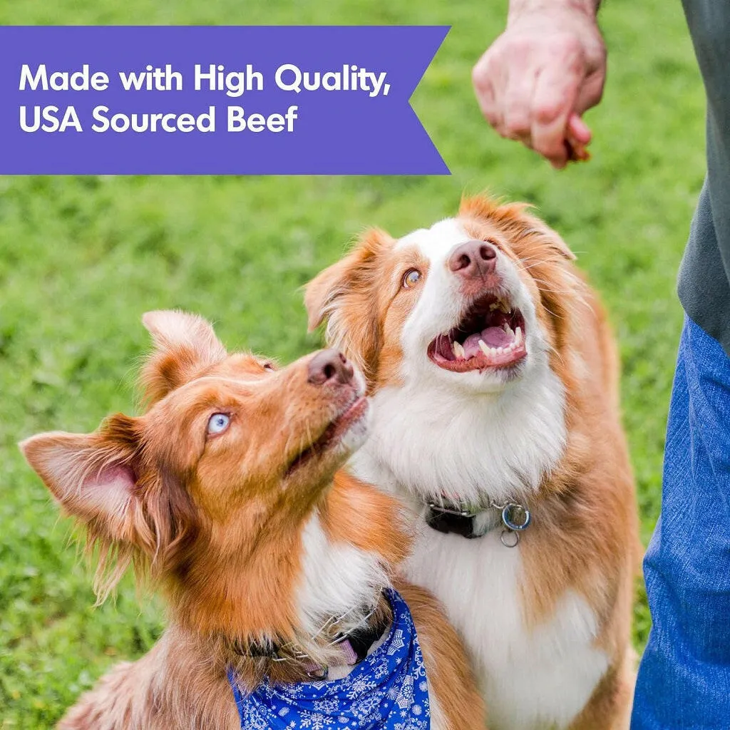 Dogswell Jerky Hip & Joint Beef Recipe Grain-Free Treats for Dogs 10 oz