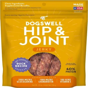 Dogswell Jerky Hip & Joint Duck Recipe Grain-Free Treats