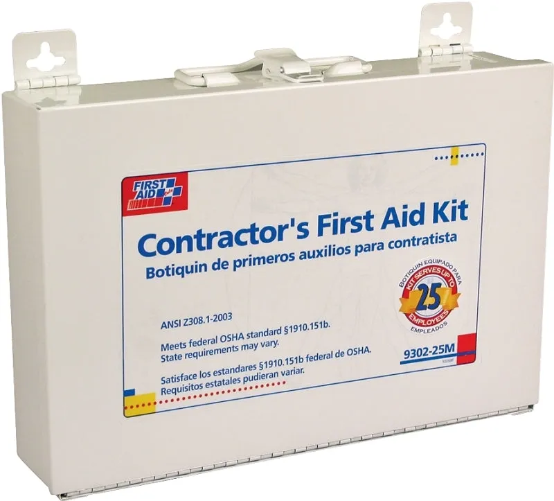 First Aid Only 9302-25M First Aid Kit, 179-Piece :EA: QUANTITY: 1