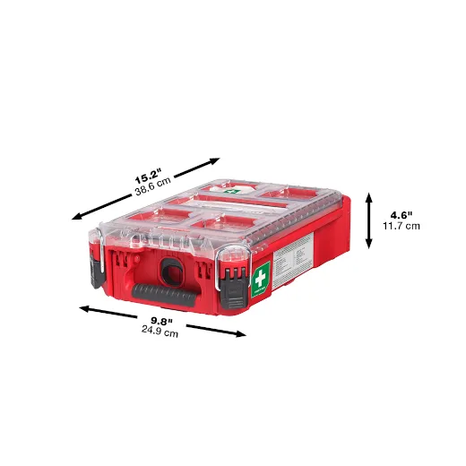 Fist Aid Kit - Milwaukee PACKOUT™ 76PC Class A Type III PACKOUT™ First Aid Kit, 48-73-8435N