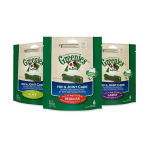 Greenies Hip & Joint Treats for Dogs; Available in a variety of sizes