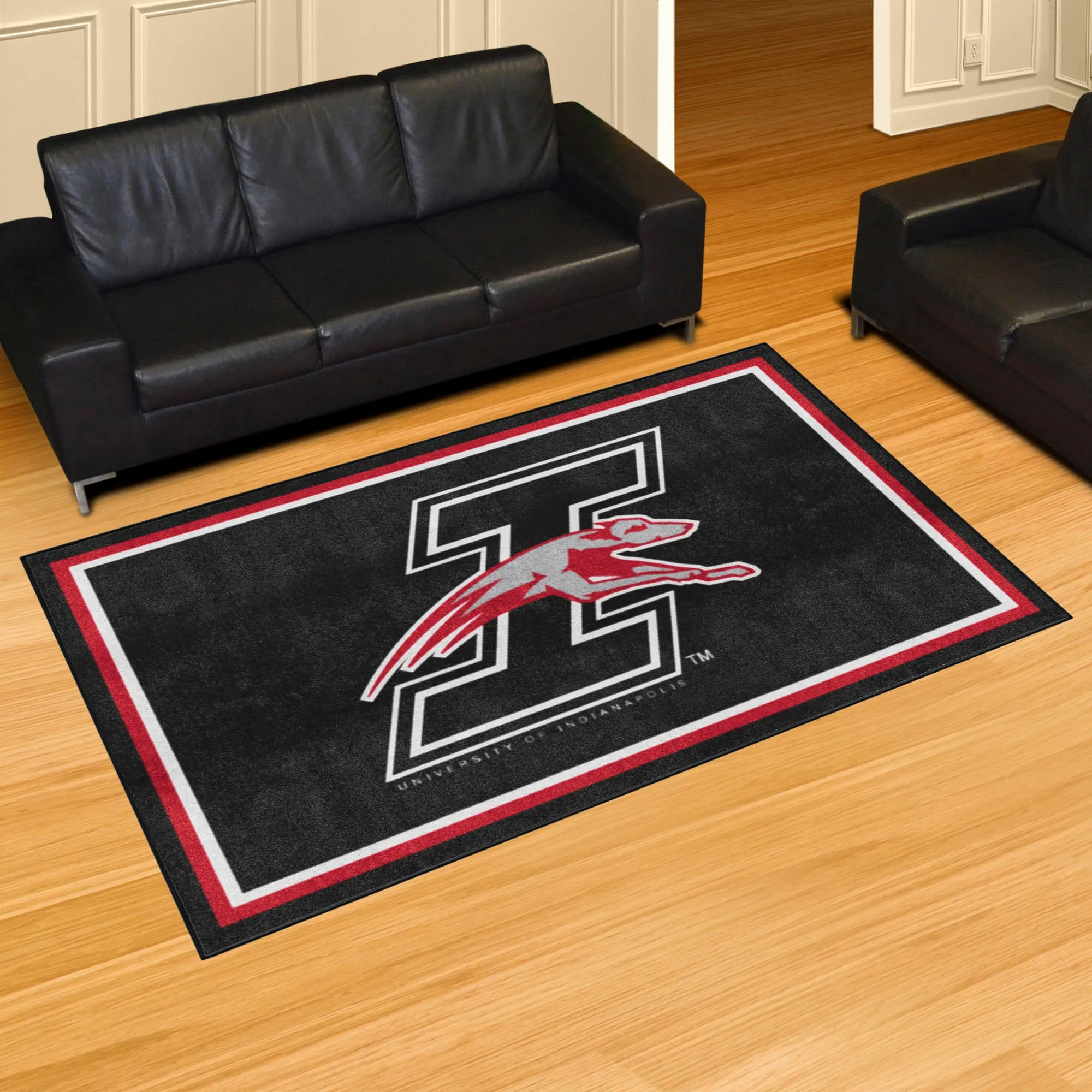 Indianapolis Greyhounds 5ft. x 8 ft. Plush Area Rug