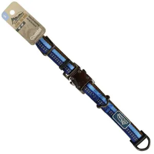 K9 Explorer Sapphire Reflective Adjustable Dog Collar - 10"-14" Long x 5/8" Wide