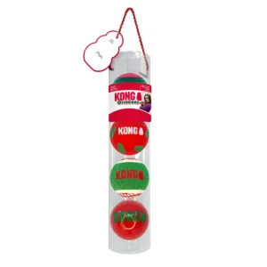 KONG Holiday Occasions Balls 4pk