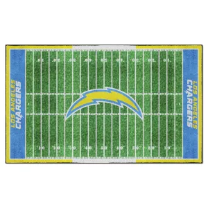 Los Angeles Chargers 6 ft. x 10 ft. Plush Area Rug