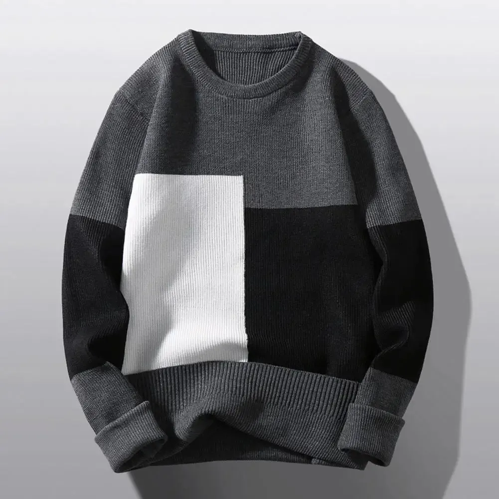 Men's Cozy Colorblock Sweaters
