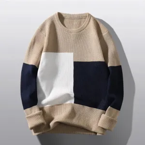 Men's Cozy Colorblock Sweaters