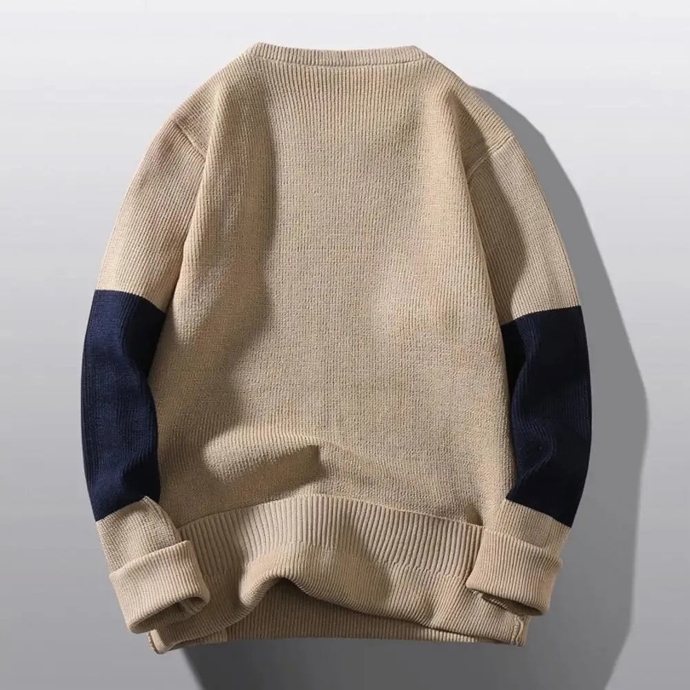 Men's Cozy Colorblock Sweaters