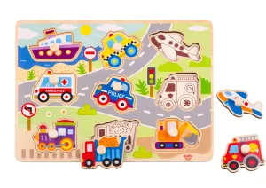 Peg Puzzle - Vehicle