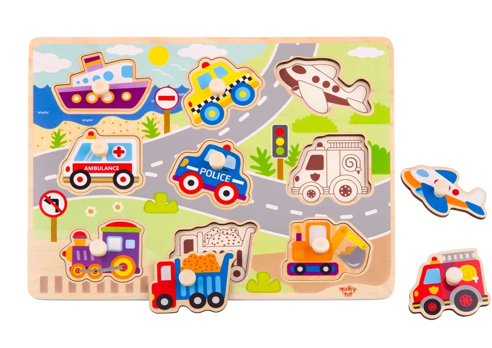 Peg Puzzle - Vehicle