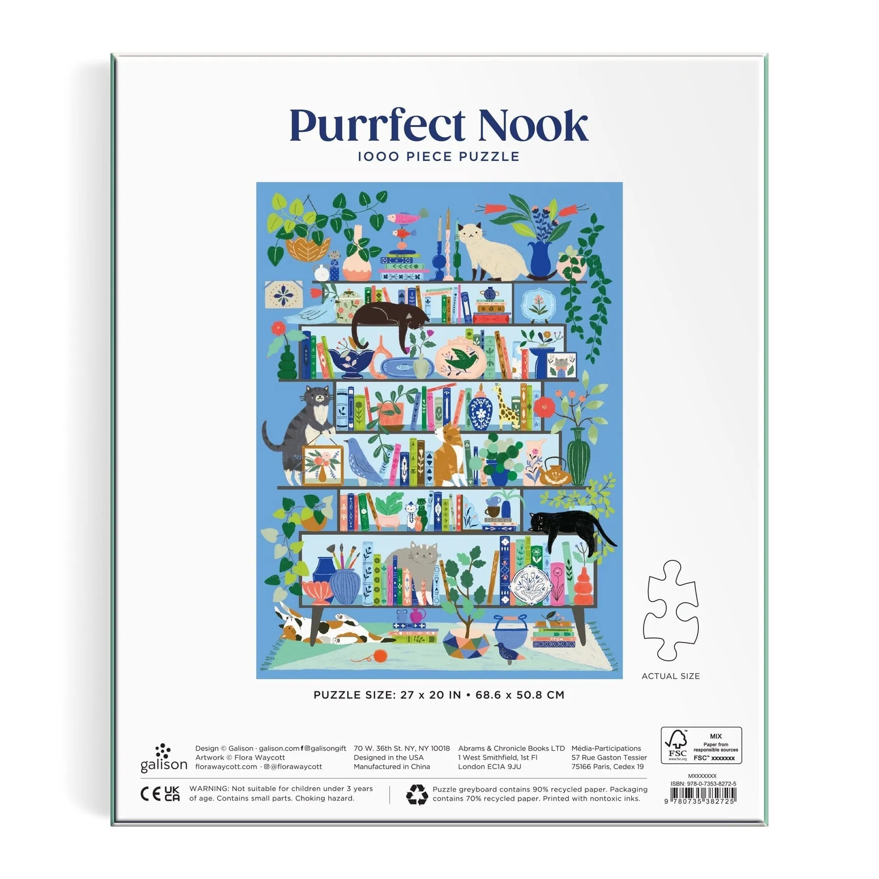 Purrfect Nook Puzzle: 1000 pieces