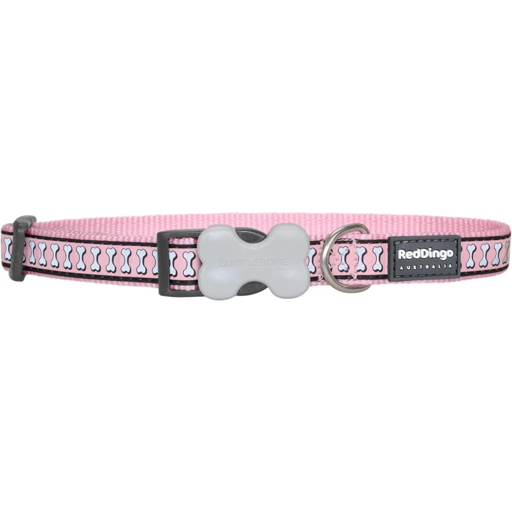 Red Dingo Reflective Dog Collar - Small