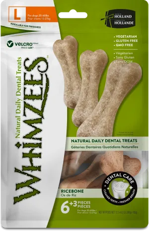 Whimzees Ricebone Large (9 Pack)