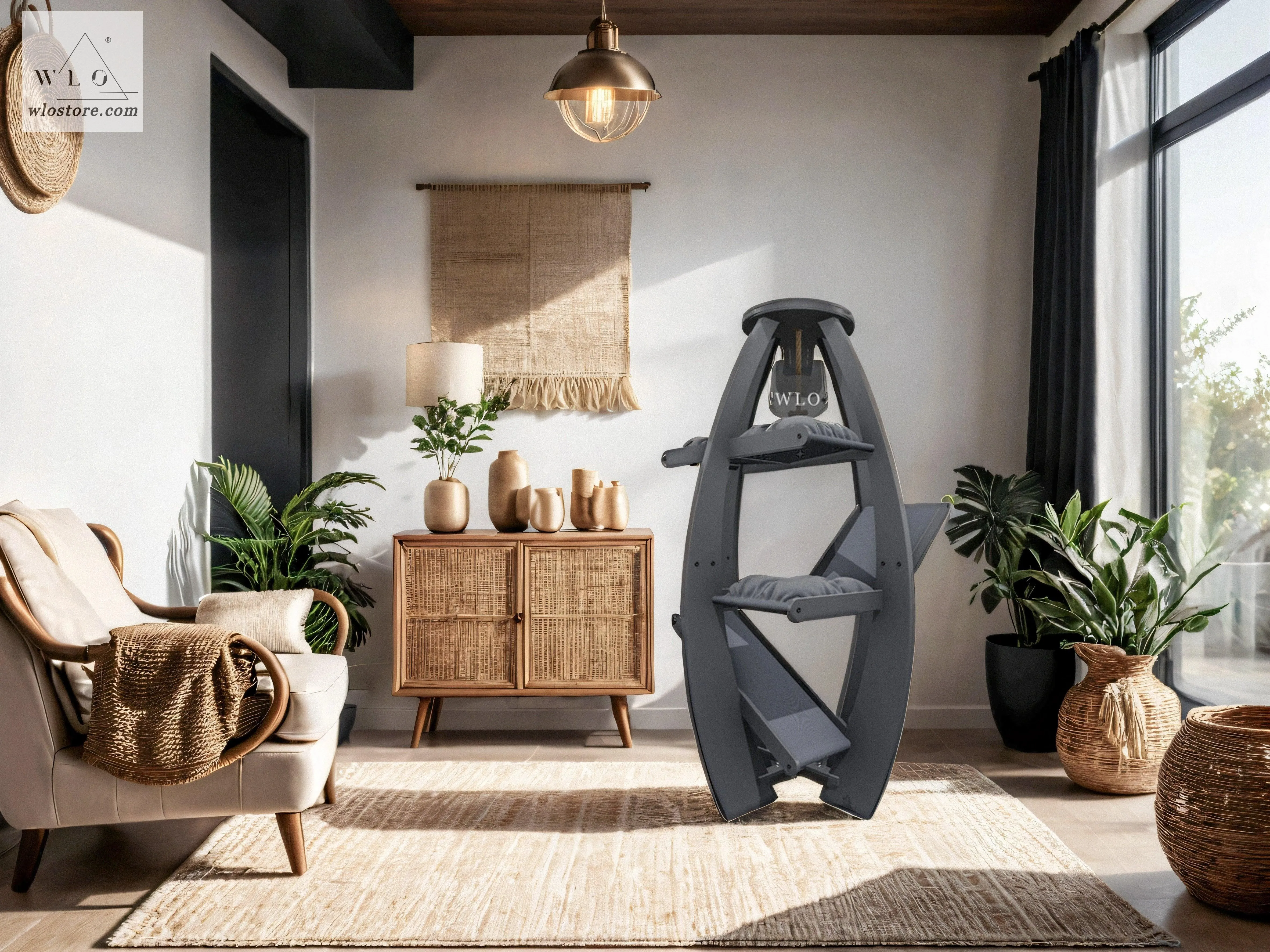 WLO® Gray Circular Modern Cat Tree